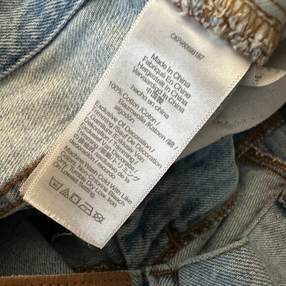 Madewell Jeans size 26 Balloon Barrel Leg Light Wash Front Yoke - Picture 5 of 9